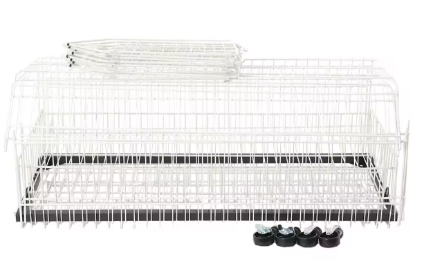 5-Laags Mobiel Opbergmandrek – Draadrek met Afneembare Mand, Wieltjes en Ventilerend Design