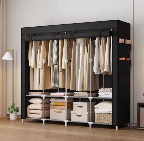 Draagbare Multi-Layer Kledingkast – Stofdicht & Ruimtebesparend