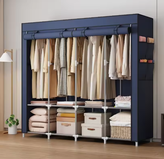Draagbare Multi-Layer Kledingkast – Stofdicht & Ruimtebesparend