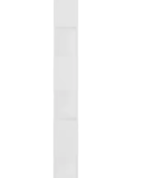 Witte Kamerverdeler Boekenkast – 6-Compartment Open Opbergrek 60x24x186 cm voor Woonkamer en Kantoor