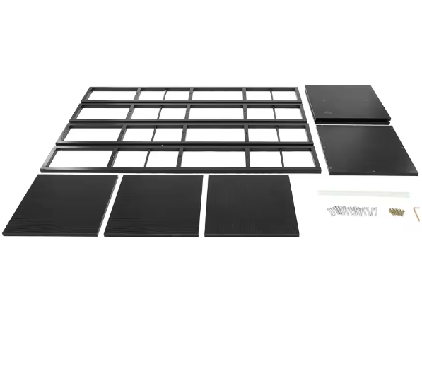 4-laags Roterende Boekenkast – 360° Draaibare Staande Plank voor Hoeken, 40 x 40 x 134 cm