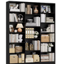Boekenplank 17 Compartimenten – Modern Opbergrek 149x23,5x188 cm
