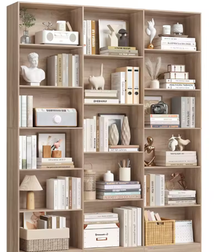 Boekenplank 17 Compartimenten – Modern Opbergrek 149x23,5x188 cm