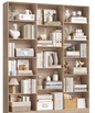 Boekenplank 17 Compartimenten – Modern Opbergrek 149x23,5x188 cm