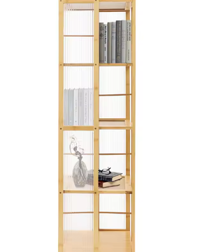 4-Laags Draaibare Boekenkast – 360° Vloerstaande Opberger