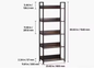 Industriële Metalen Boekenplank – 3-14 Laags Open Planken Voor Boeken & Decoratie