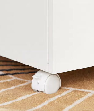 Verrijdbare Printertafel met Lade en Kast – Opbergkast op Wielen voor Kantoor en amp; Thuis