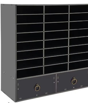 Bureau Organizer met 24 Vakken en 2 Lades – Documentenkast voor Kantoor en Thuis