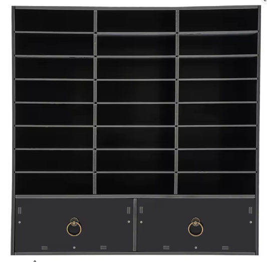 Bureau Organizer met 24 Vakken en 2 Lades – Documentenkast voor Kantoor en Thuis