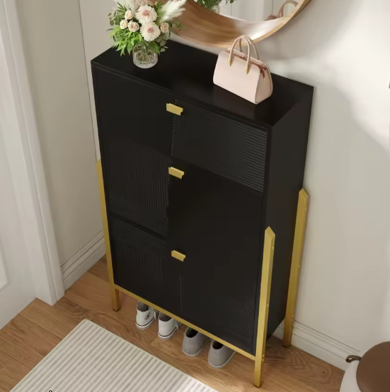 Schoenenkast met Lade en 2 Deuren – Dubbel Schoenenrek