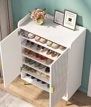 7-laags Schoenenkast met Deuren – Verstelbare Planken