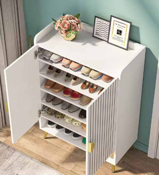 7-laags Schoenenkast met Deuren – Verstelbare Planken