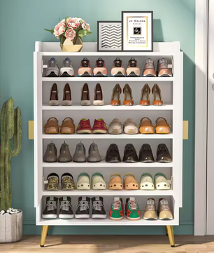 7-laags Schoenenkast met Deuren – Verstelbare Planken