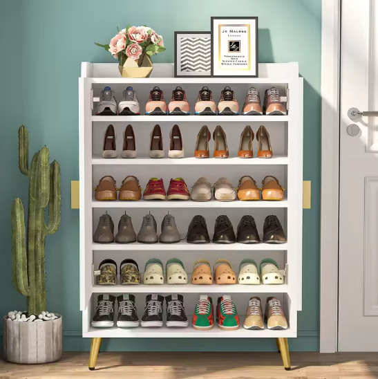 7-laags Schoenenkast met Deuren – Verstelbare Planken