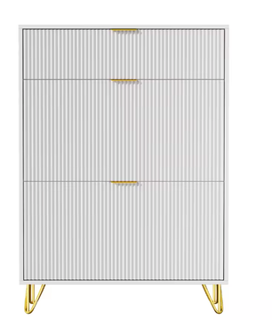 Moderne Schoenenkast met 2 Vouwdeuren en Bovenvak