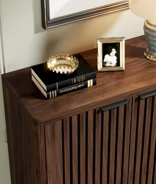 Schoenenkast met 6 Lagen en Lamellendeuren – Hout en amp; Metaal