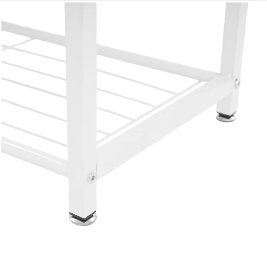 Multifunctionele kledingstandaard met bank en schoenenrek – Met haken voor jassen, tassen en accessoires