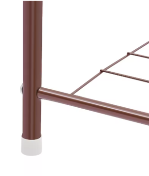 Metalen kapstok met plank en 4 haken – Vrijstaand en stevig