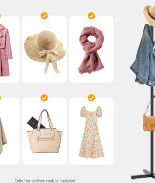 Moderne Vrijstaande Kapstok met 7 Haken – Stevig en nbsp; Ruimtebesparend