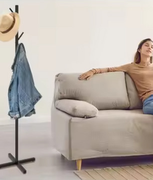 Moderne Vrijstaande Kapstok met 7 Haken – Stevig en nbsp; Ruimtebesparend