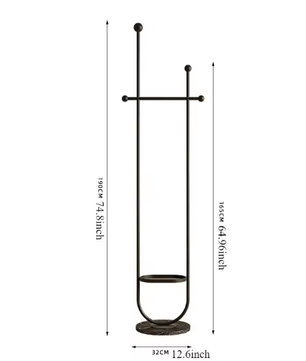 Modern Vrijstaand Kledingrek – Draagbaar, Stijlvol en Multifunctioneel