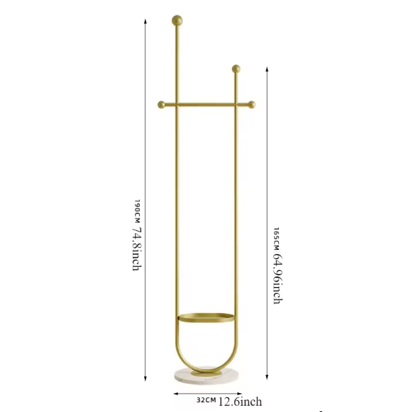Modern Vrijstaand Kledingrek – Draagbaar, Stijlvol en Multifunctioneel