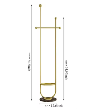 Modern Vrijstaand Kledingrek – Draagbaar, Stijlvol en Multifunctioneel