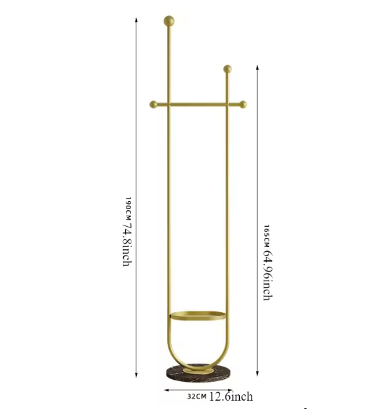 Modern Vrijstaand Kledingrek – Draagbaar, Stijlvol en Multifunctioneel