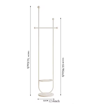 Modern Vrijstaand Kledingrek – Draagbaar, Stijlvol en Multifunctioneel