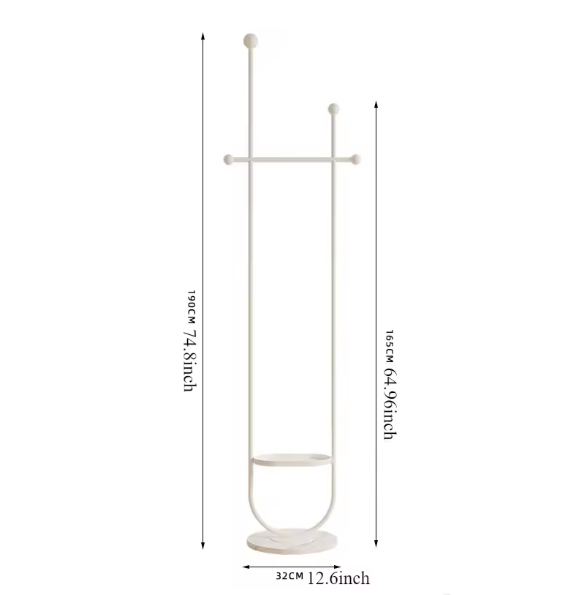Modern Vrijstaand Kledingrek – Draagbaar, Stijlvol en Multifunctioneel