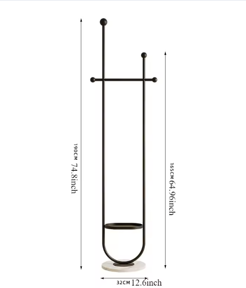 Modern Vrijstaand Kledingrek – Draagbaar, Stijlvol en Multifunctioneel