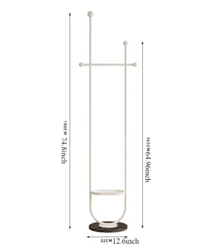 Modern Vrijstaand Kledingrek – Draagbaar, Stijlvol en Multifunctioneel