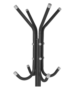 Metalen Kapstok met 10 Haken – Vrijstaande Jas en Hoedenstandaard