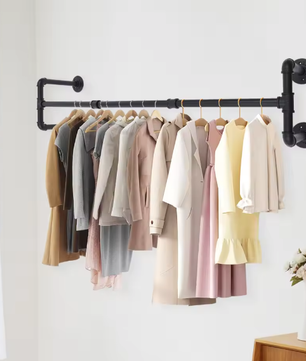 Industriële Wandkledingrail van Metaal – Stevig, Ruimtebesparend en Stijlvol