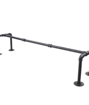 Industriële Wandkledingrail van Metaal – Stevig, Ruimtebesparend en Stijlvol