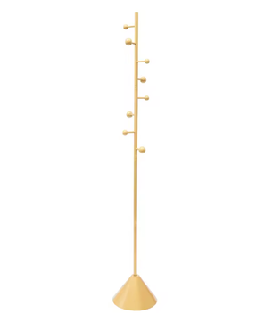 Vrijstaande Metalen Kapstok met 8 Haken – Slank en Modern Ontwerp (28×170 cm)