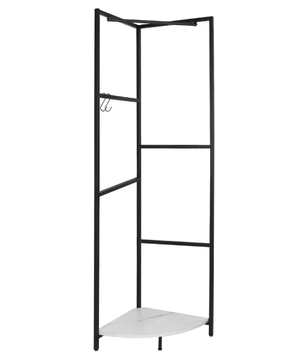 Hoek Kapstok met Plank en Schoenenrek – Vrijstaand en Ruimtebesparend