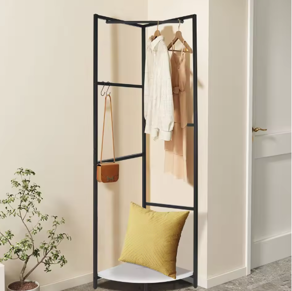 Hoek Kapstok met Plank en Schoenenrek – Vrijstaand en Ruimtebesparend