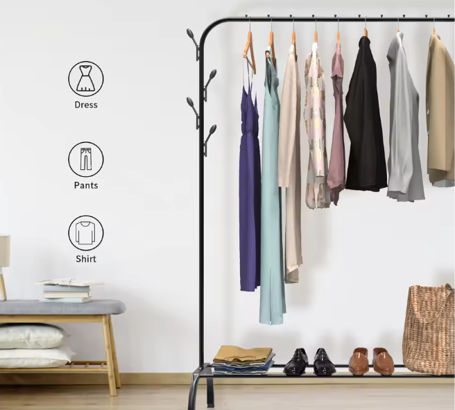 2-in-1 Kledingrek en Droogrek – Opvouwbaar en Ruimtebesparend