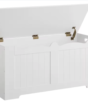 Opbergkist en Opklapbare Opbergbank – Houten Opbergorganisator voor Hal