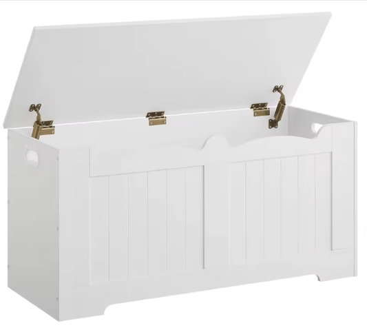 Opbergkist en Opklapbare Opbergbank – Houten Opbergorganisator voor Hal