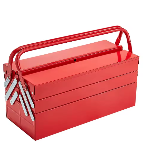 Draagbare Metalen Gereedschapskist – 3- en 5-laags Organizer met Handvat