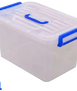 Stapelbare Opbergdoos met Deksel – Organizer Box met Wielen voor Kast en Thuis