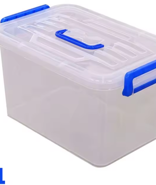 Stapelbare Opbergdoos met Deksel – Organizer Box met Wielen voor Kast en Thuis