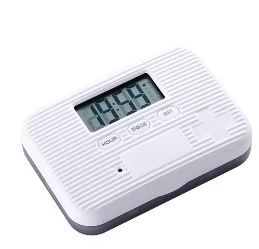 Slimme Draagbare Pillendoos – Elektronische Timer en 5 Alarmen – 4/6 Compartimenten