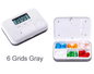 Slimme Draagbare Pillendoos – Elektronische Timer en 5 Alarmen – 4/6 Compartimenten