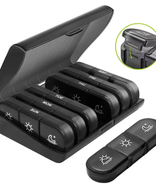 Wekelijkse Pillenorganizer – 7 Dagen, 3 Vakken per Dag, Compact en Draagbaar