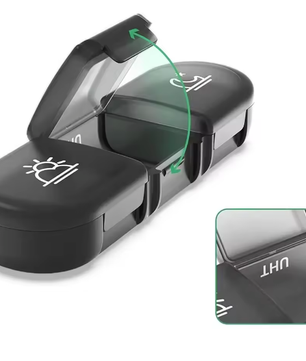 Wekelijkse Pillenorganizer – 7 Dagen, 3 Vakken per Dag, Compact en Draagbaar