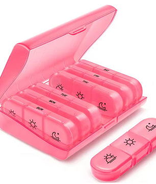 Wekelijkse Pillenorganizer – 7 Dagen, 3 Vakken per Dag, Compact en Draagbaar