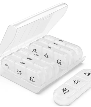 Wekelijkse Pillenorganizer – 7 Dagen, 3 Vakken per Dag, Compact en Draagbaar